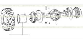 Rear axle  01Y0160