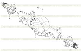 Axle casing  70A0020