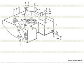 Bolt  GB5783-M8*25EpZn-8.8