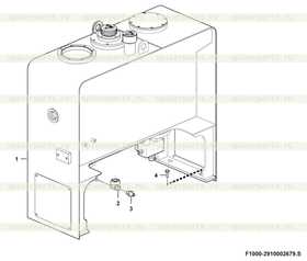 Hydraulic fluid tank