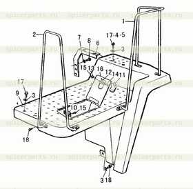 HOOD OF DIESEL ENGINE