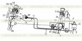 TUBE OF FRONT AXLE(RIGHT)