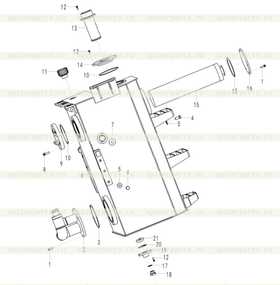 Hydraulic fluid tank