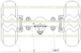 A502 FRONT AXLE ASSEMBLY