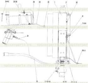 Теплообменник  41298/( LG2-YS1) ОРИГИНАЛ