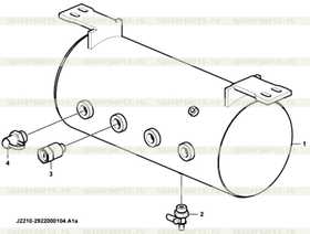 Кран ручной слива рессивера 41266/W3714B/41265