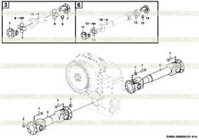 Cross shaft EQ140-41118-A