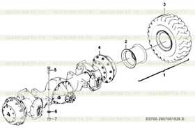 Front axle A512