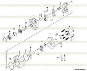 Drive shaft gear 024C-B0087-24DR