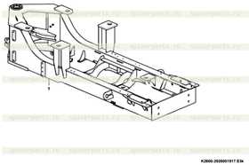 Rear frame