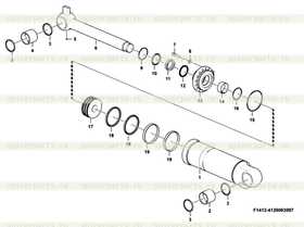 Piston rod CF545.01