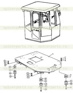 Подушка кабины амортизационная 293121