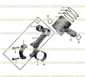 Cylinder piston 612600030010