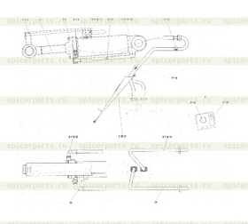 Tilt cylinder hsgf-190*90*545-1040a