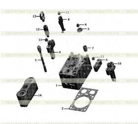 Cylinder head assembly 61560040040a