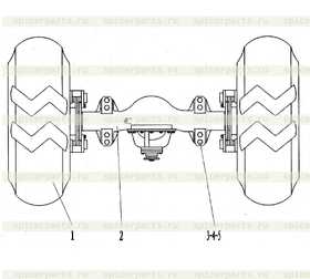 Rear axle