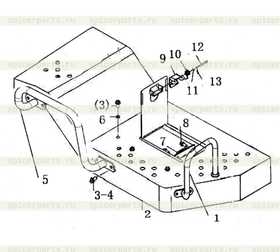 BOLT GB16674-M12*25EpZn-8.8