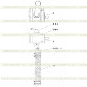 Bolt GB16674-M 12*35EpZn-8.8