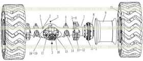 A505A REAR AXLE ASSEMBLY