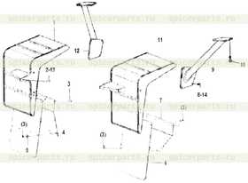 RIGHT BRACKET OF LAMP