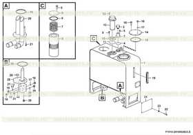 Hydraulic fluid tank