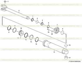 Sealing ring 85*100*8 HSGF-170/90*767-8