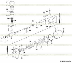 Brake piston HP3.5-90C-02A-02