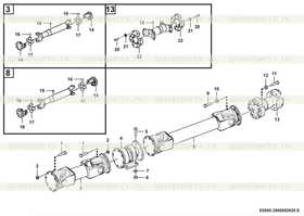 Propeller shaft CDZP-663