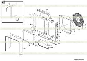 Hydraulic oil cooler S9110087A