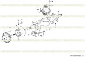 Axle casing