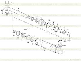 PISTON ROD HSGL-90/50*424-1