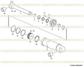 Piston HSGF-190/100*545-1