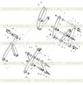 SPACER LGB303-50x80x2