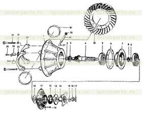 SPRIAL BEVEL GEAR PINION