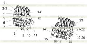 Left Valve Group (4 LH)