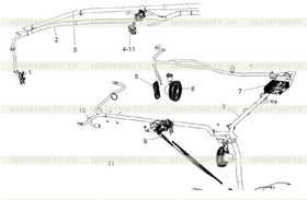 Front Frame Wiring Harness Group (Left)