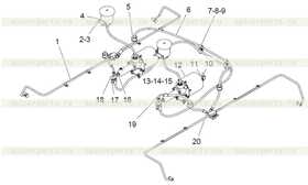 M14 Brake Hose Group