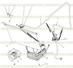 Front Rear Wiper /Syringe Wiring Harness Group