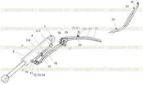 Ф9.5 High Pressure Hose Group (4620)