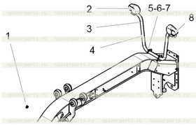 Front Combined Lamp Bracket Group