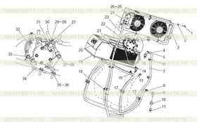 Compressor Bracket Group (SHANGCHAI D9)