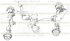 M14 brake hose assembly