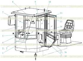 Стекло лобовое левое Z3A44