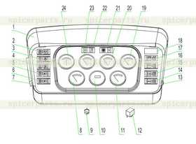 Anti-fog lamp switch