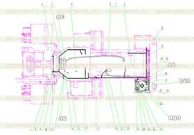 Front frame harness