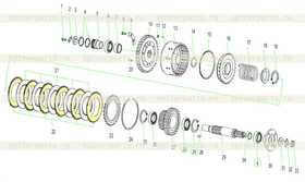 Gear ring seat