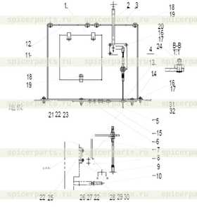 Pilot valve frame