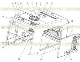 Left hand door assembly