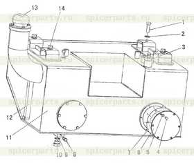 Указатель уровня топлива YWZ3/SEM639C/W1121286