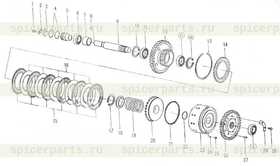 Reverse gear shaft